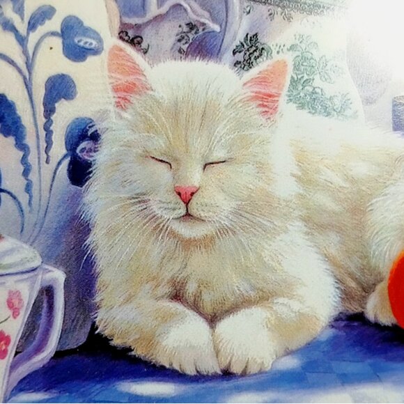 Bradford Exchange Limited Edition Cat Plate: Mabel's Sunny Retreat (1994) EUC - Picture 2 of 4